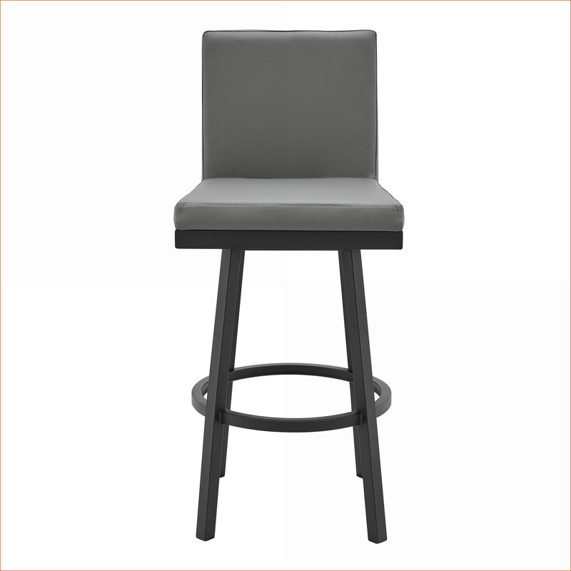 Chaise de bar 30 po Gem, Noir