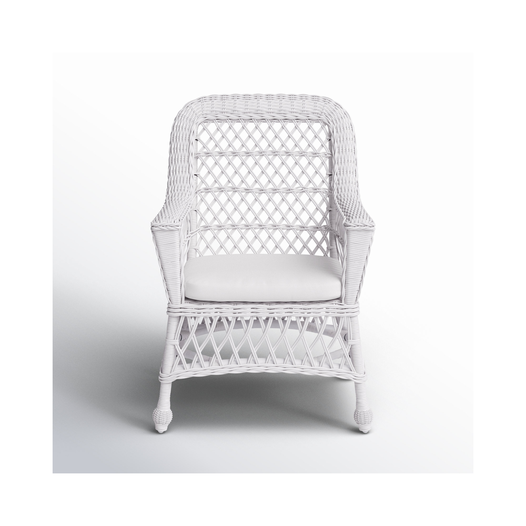 Outdoor Lounge Chair, White