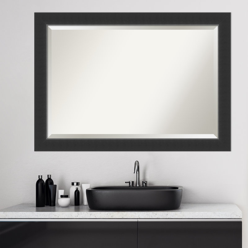 Hatton Mirror, 29" x 41" , Black