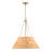 3-Light Modern Coastal Hand-Woven Rattan Pendant Chandelier-92306283