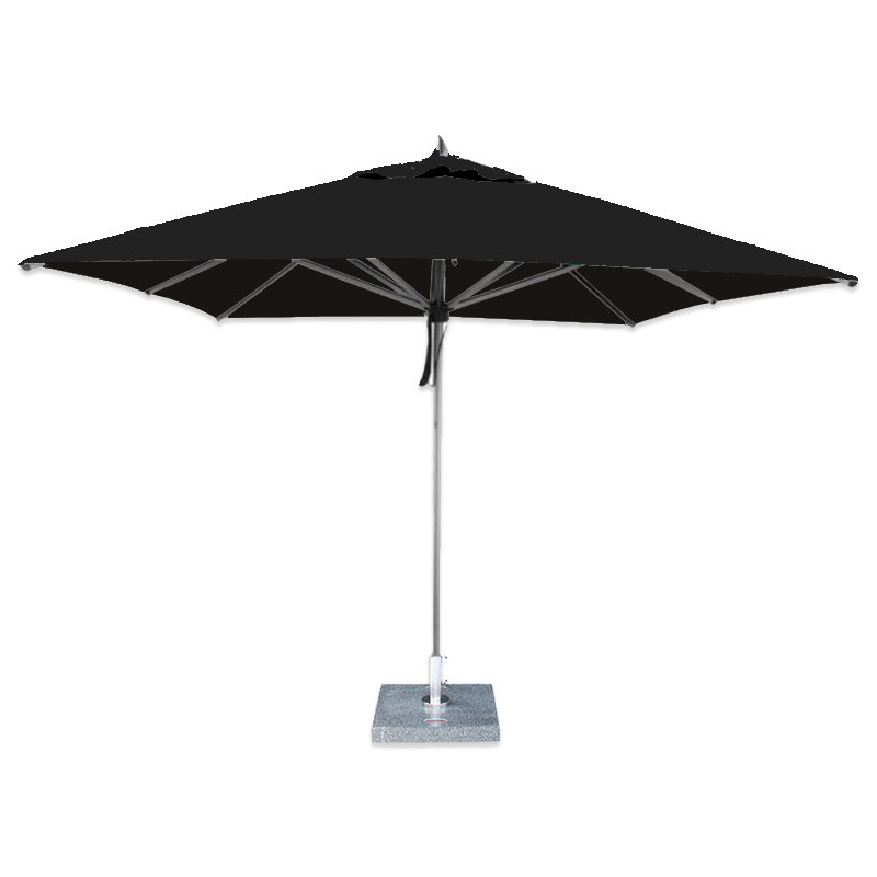 Hurricane Umbrella, Black, 119" H x 120" W x 120" D