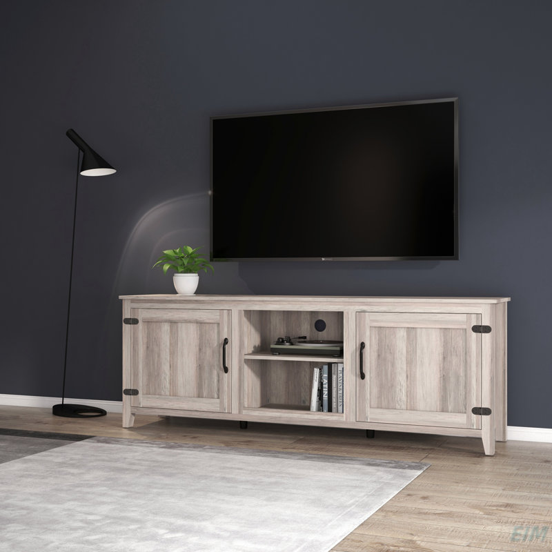 Anamika Unfinished TV Stand for TVs up to 70", Beige