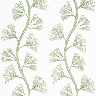Tissu de broderie Ginkgo