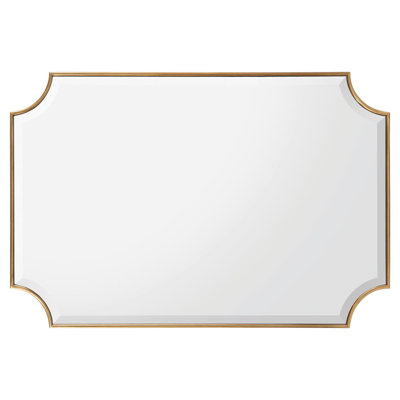 Priora Metal Scalloped Wall Mirror