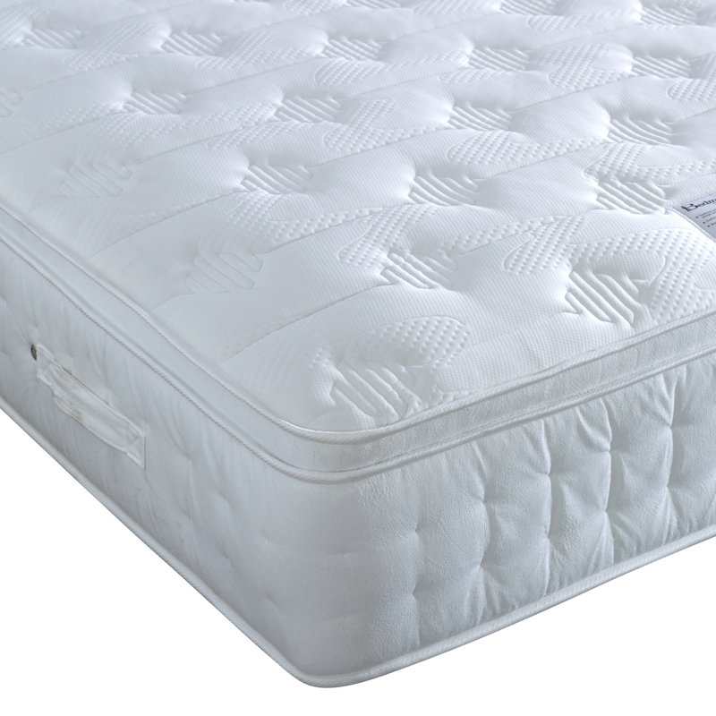 Newson Upholstered UK King - DE 150 X 200 Cm Bed with Mattress, Small Single (2'6), 2 Drawers, Slate