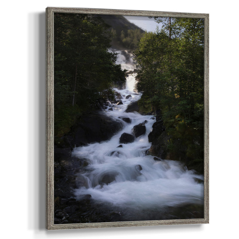 «Feel the Rush», reproduction encadrée - bois massif, H 21 po x l 17 po