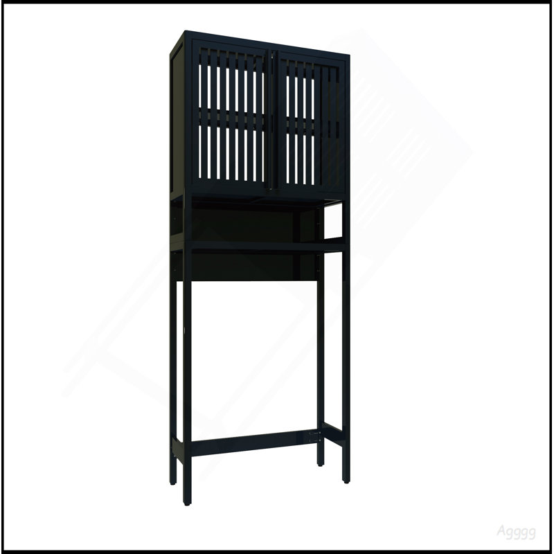 Support de toilette, salle de bain indépendante, salle de lavage, peu encombrant, noir