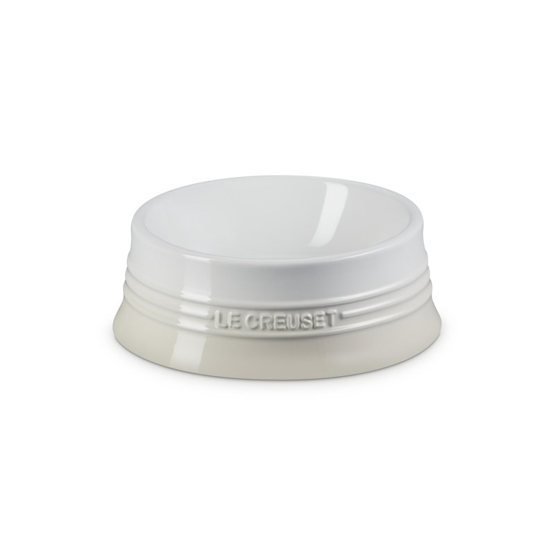 Le Creuset Stoneware Large Pet Bowl, Cream