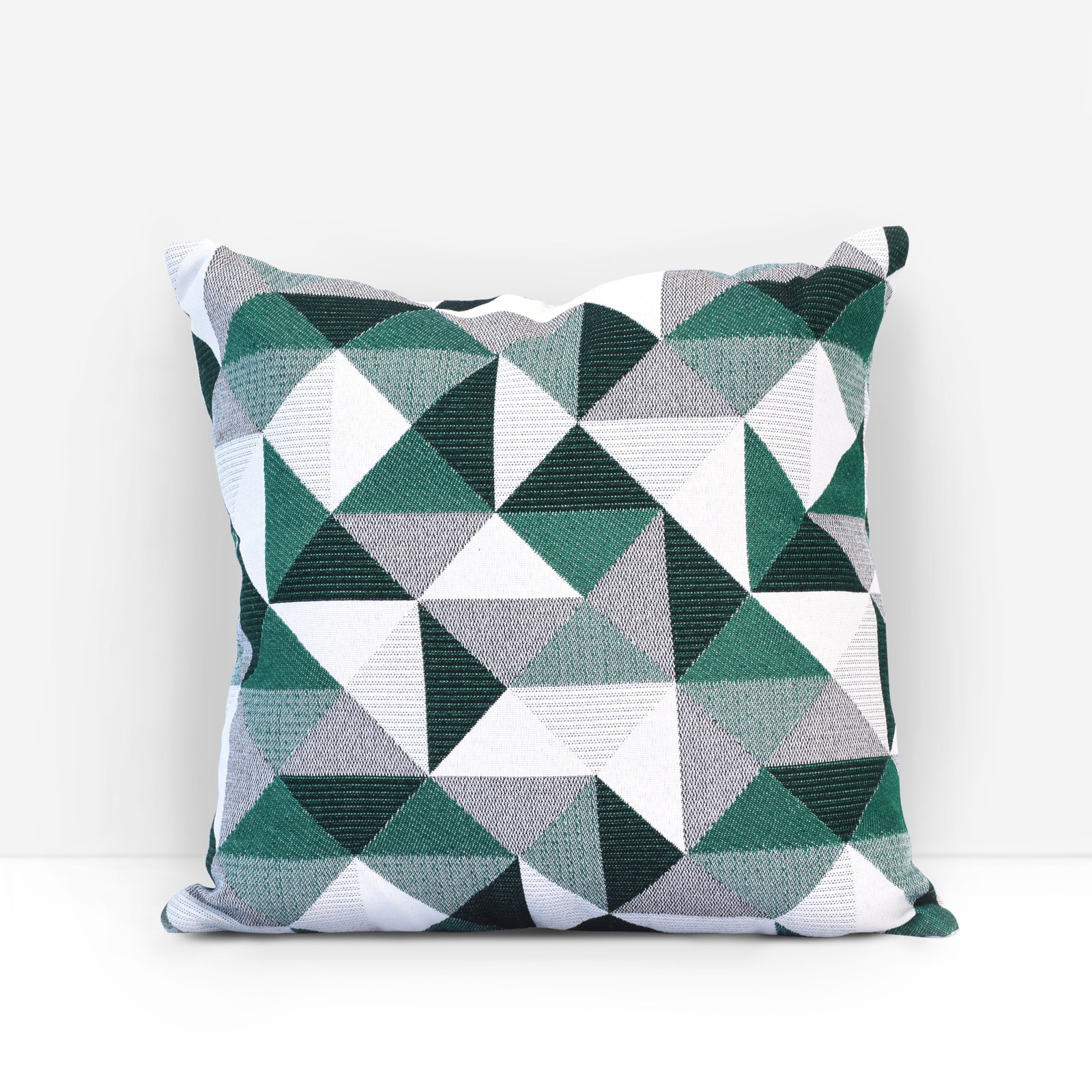 Pacifica Geometric Indoor/Outdoor Throw Pillow, Ruskin Amazon, 18" x 18"