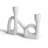 Modern Sculptural Double Taper Candle Holder-303092173