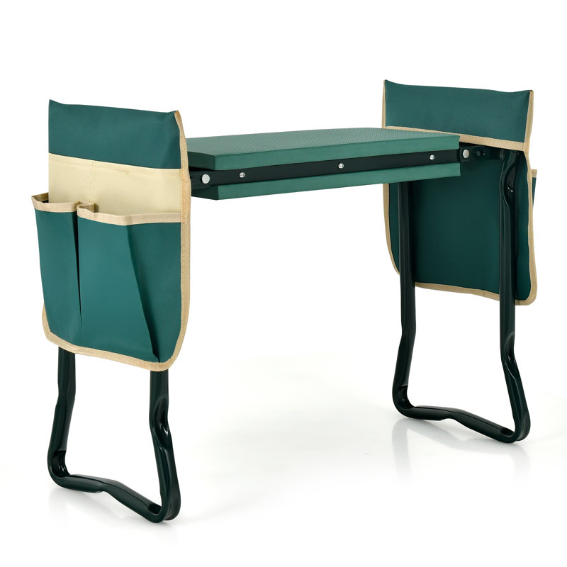 Britzel Metal Outdoor Bench, 50cm H x 58cm W x 27cm D