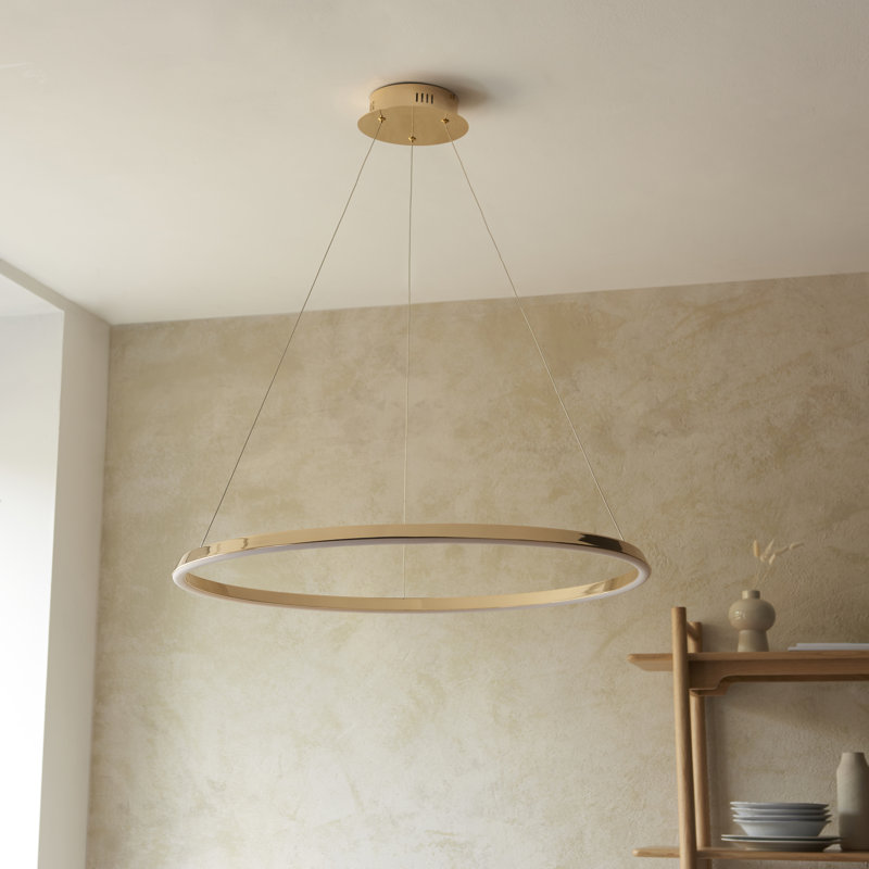  1 - Light Gold LED Pendant