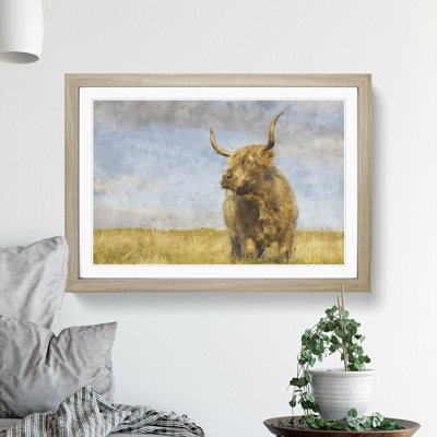 Highland Bull Cow Vol.1 - Framed Print