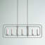 Luminaire suspendu linéaire à 7 lumières pour îlot de cuisine Iniguez-1871215490