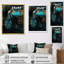 Abstrait liquide, reproduction sur toile-88511460-88511456