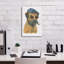 Toile épique Graffiti «Cool Dog For The Boy 1» par Myles Sullivan, art mural 18 po x 26 po-1154675635