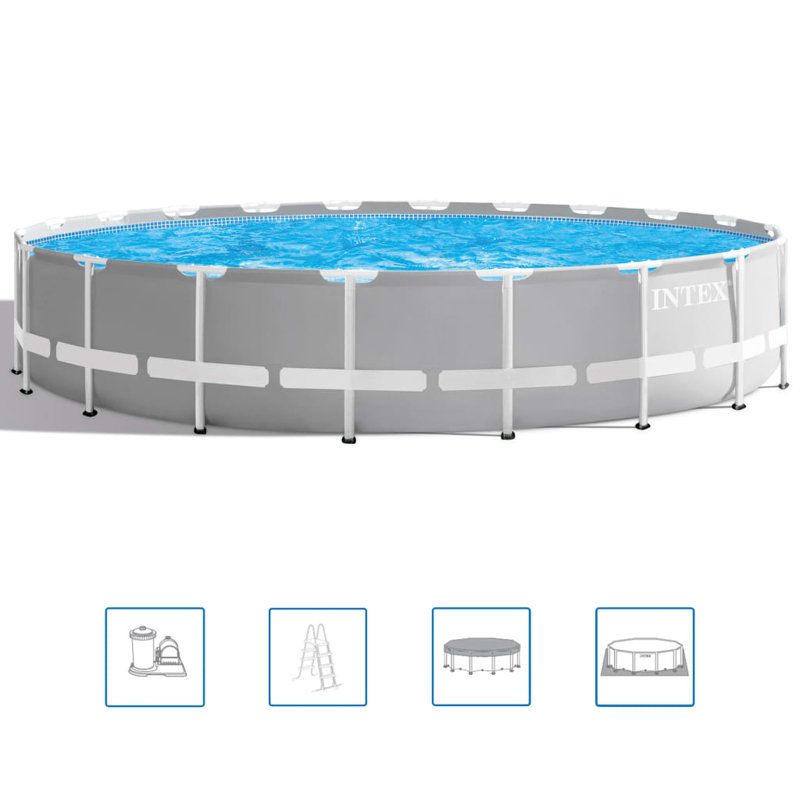 Ensemble de structure en acier VidaXL, Gris, L 240,2 po x H 52 po
