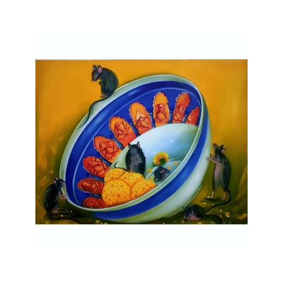 Ashtavinayaka | Oil On Canvas | By Ramesh Baliram Sawale