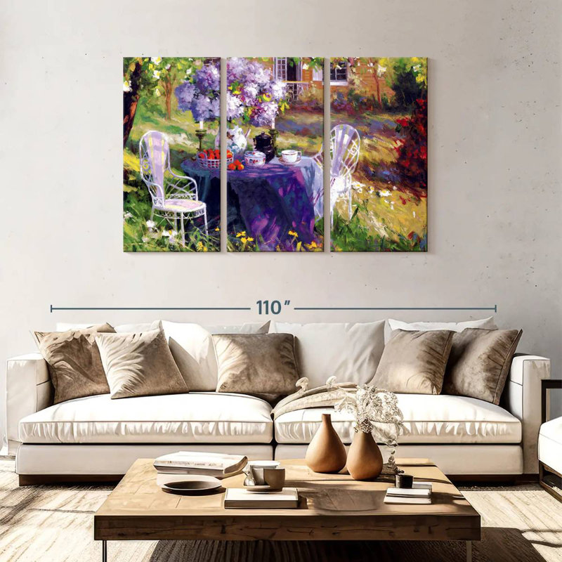 Alvord Lilac Tea Party, 48" H x 74" W