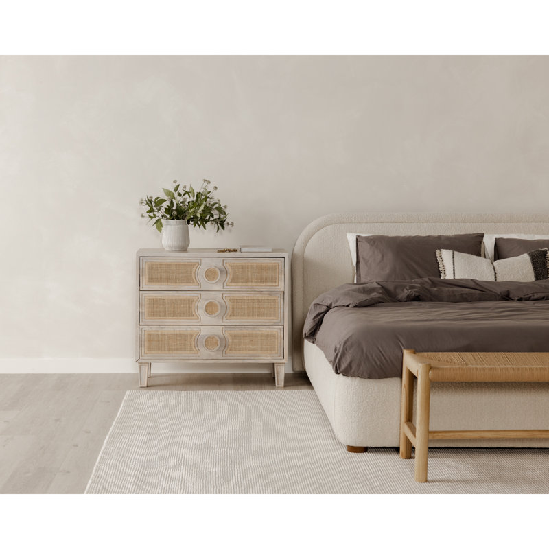 HAWTHORN BENCH LARGE BLACK, 18" H x 60" W x 17" D, Natural