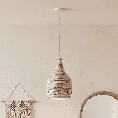 Balsam 1-Light Pendant in Brindled Bamboo