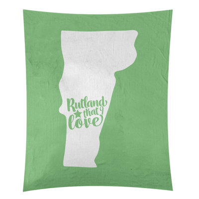 Tapisserie murale «Rutland Vermont Love»
