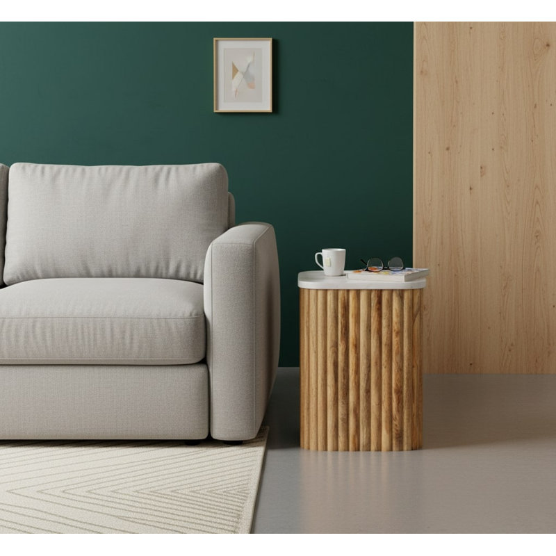 Table d'appoint en marbre Oakish