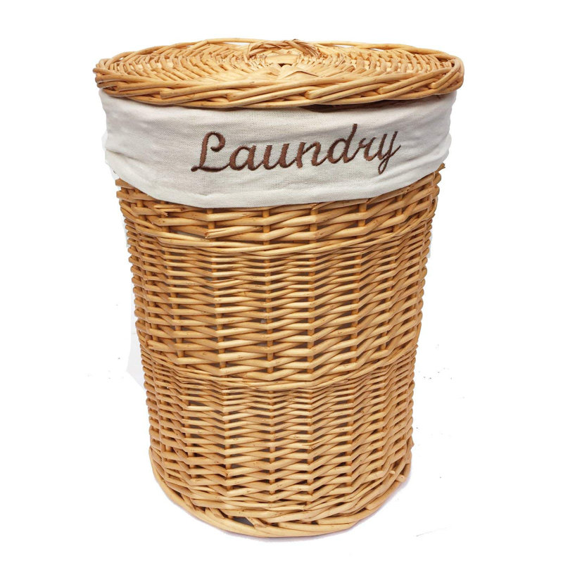 Laundry Hamper, Large (59cm x 44cm x 44cm), Pine