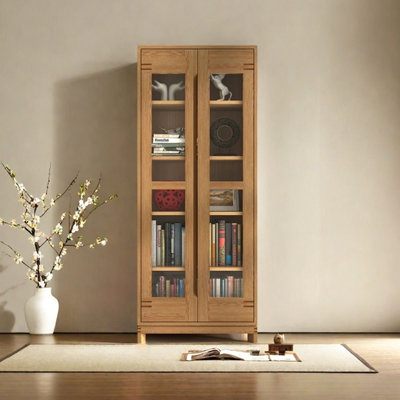 Pure solid wood bookcase