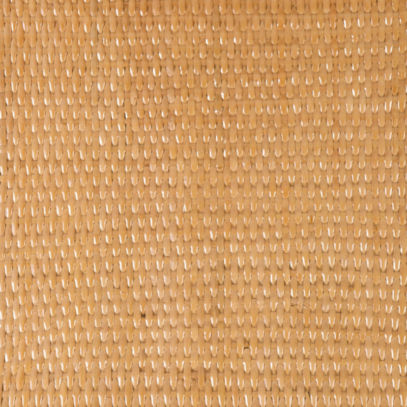 Tabouret de bar à dossier bas en rotin de 30 po de hauteur Estella, blanc-bleu marine, Blanc / pois bleu marine