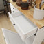 Two Drawers And Two-Compartment Tilt-Out Trash Cabinet Kitchen Trash Cabinet-White