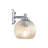 Deana 3 Light Bath Vanity with Ribbed Clear Shade-924407532