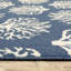 Tapis intérieur / extérieur bleu marine / ivoire Aganlane-254624367