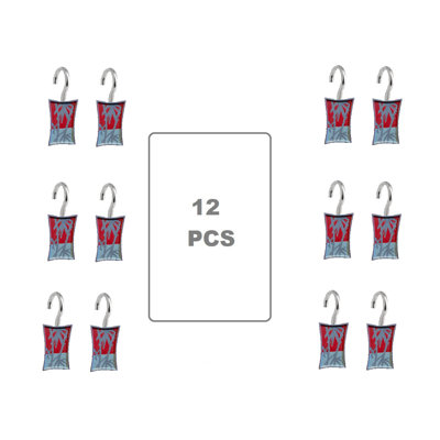 Venezia Red 12pc Set Hooks