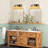 Adonus 3 - Light Dimmable Rattan Vanity Light