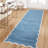 Machine Washable Rug Modern Scalloped Rug Non Slip, Neutral Indoor Carpet, Soft Non Shedding Floor Covering, Low Pile Thin Foldable Printed Mats for Living Room Bedroom Nursery-691826260