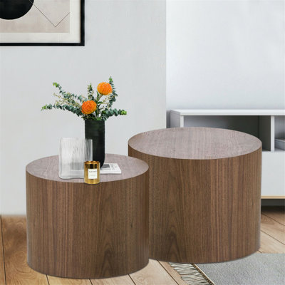 Drum Nesting Tables (set Of 2)