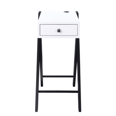 Table d'appoint avec ports USB