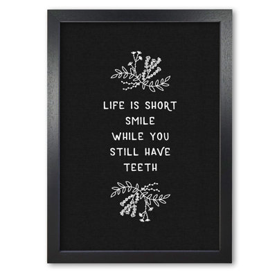 Life Is Short Funny - Print