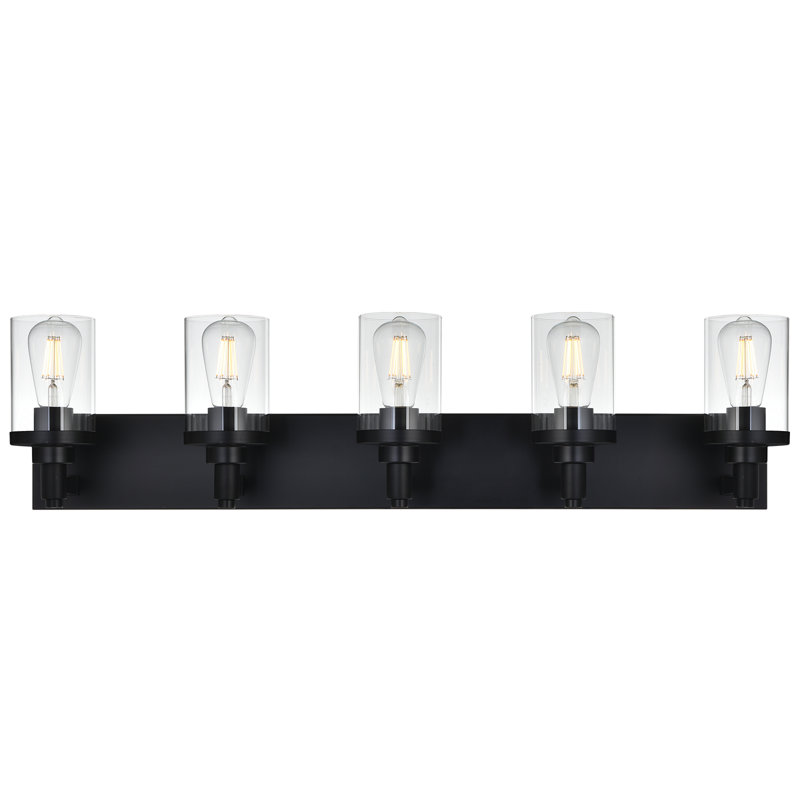 Abbotsbury Dimmable Vanity Light, Black, 5