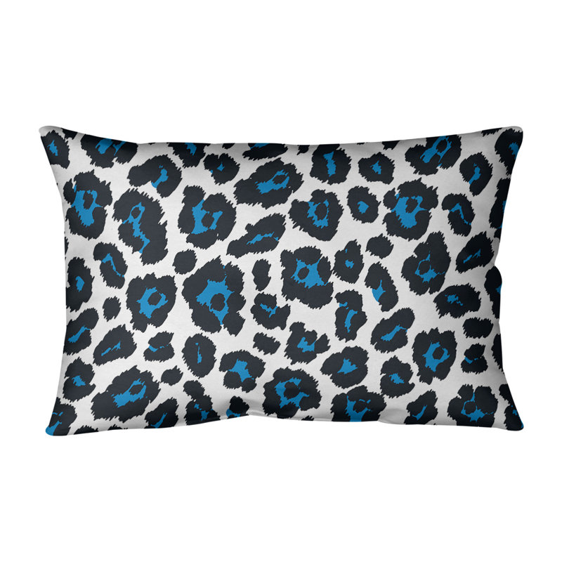 Housse de coussin rectangulaire Carolina football, Polyester filé, Blanc