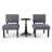 Gerow Accent Table & 2 Chair Set