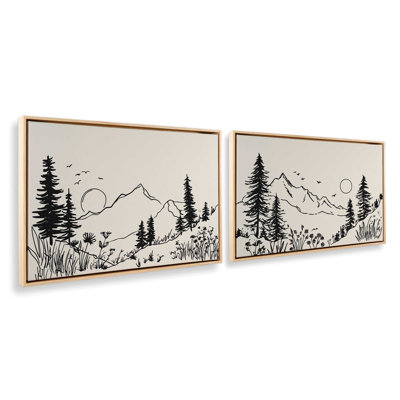 Whispers of Pines Set of 2 Prints