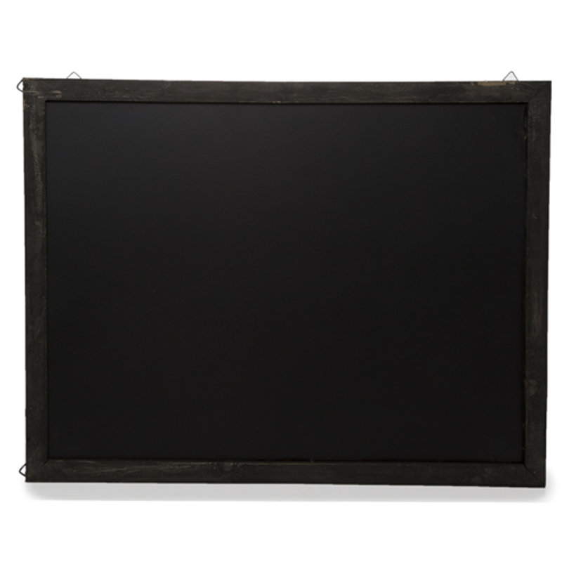 Tableau noir en bois, H 1 pi 11 po x l 1 pi 5 po, Anthracite