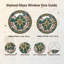Panneau de vitrail Compass Rose, H 12 po-1471595702
