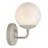 Single Light Etched Opal Glass Globe Wall Sconce-1315312183