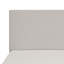 Lit tapissier Stephanie, double, toile ivoire