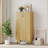  6-Tier Wooden Shoe Storage Cabinet w/ Doors Removable Shelves for Entryway