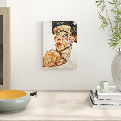 Egon Schiele Self Portrait - Frameless Print