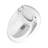 Ceramic One Piece Toilet, Single Flush 1.28 GPF Compact Egg Shape Toilet, Soft-Close Seat,Glossy White